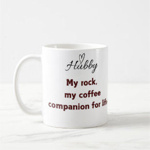 Caneca De Café Marido Café Mug - Minha Pedra, Meu Companheiro De