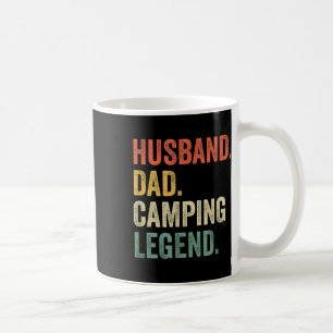Caneca De Café Marido Campeão Pai Lenda do Acampamento Vintage Fa