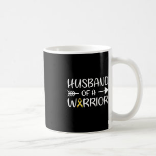 Caneca De Café Marido de um Cancer de Guerra da Infância Ri