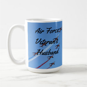 Caneca De Café Marido de Veteran da Força Aérea