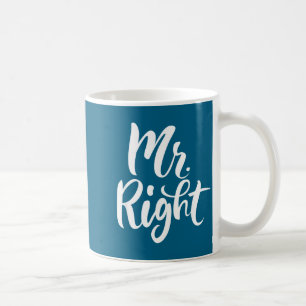 Caneca De Café Marido Engraçado Bonito Sr. Certo Arte Gráfica