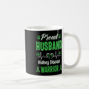 Caneca De Café Marido Kidney Guerreiro Sensibilização Fita Gr