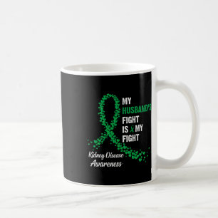Caneca De Café Marido luta minha consciência contra a doença rena