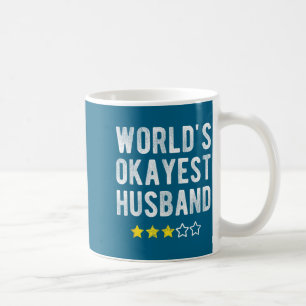 Caneca De Café Marido mais ou menos engraçado combinação família
