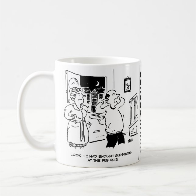 Caneca De Café Marido não quer questionar após o teste público (Esquerda)