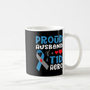 Caneca De Café Marido Orgulhoso De Um Herói T1d Do Tipo 1 Anuncia