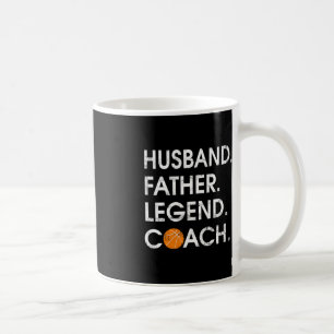 Caneca De Café Marido Padre Legend treinador de basquetebol Gift