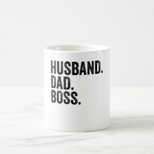 Caneca De Café Marido. Pai. Chefe.