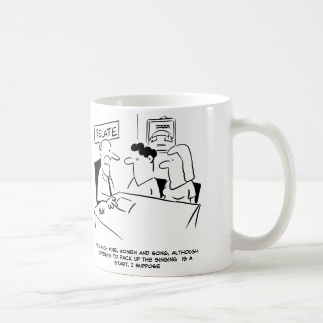 Caneca De Café Marido se propõe a desistir de cantar (Direita)