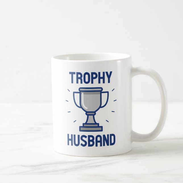 Caneca De Café Marido Troféu (Direita)
