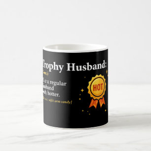 Caneca De Café Marido Troféu Maior Marido do Mundo 1º Lugar
