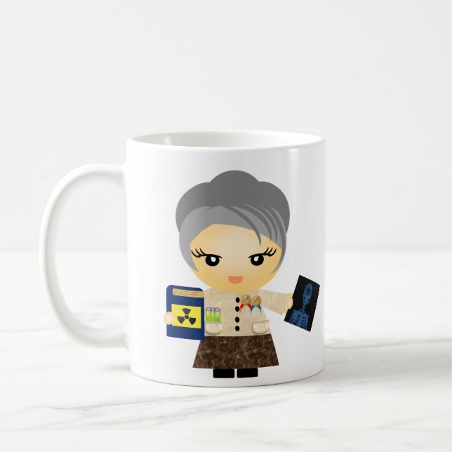 Caneca De Café Marie Curie (Esquerda)