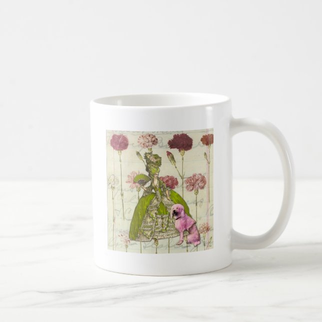 Caneca De Café Marie e Seu Poodle (Direita)