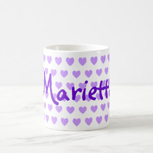 Caneca De Café Marietta no roxo