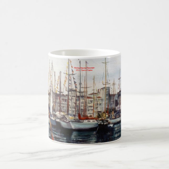 Caneca De Café Marina/Mariña/Seascape (Centro)