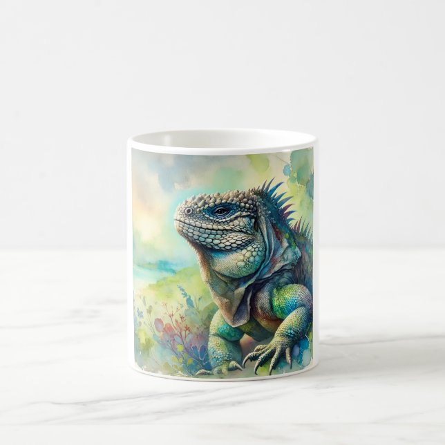 Caneca De Café Marine Iguana 221024AREF103 - Watercolor (Centro)