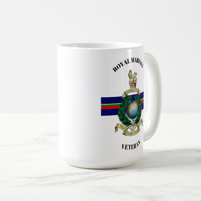 Caneca De Café Marines reais veteranos (Frente Esquerda)