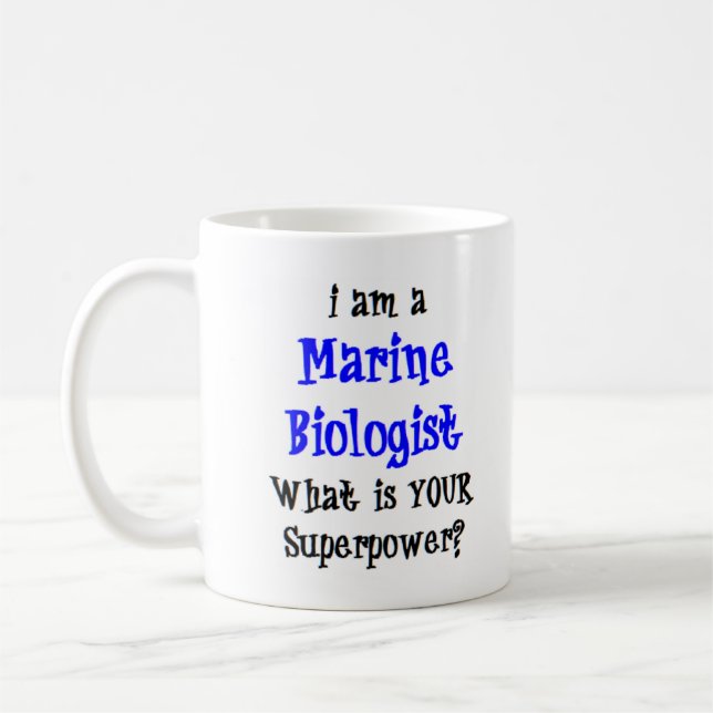 Caneca De Café marinha bióloga (Esquerda)