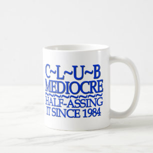Caneca De Café Marinho medíocre do clube
