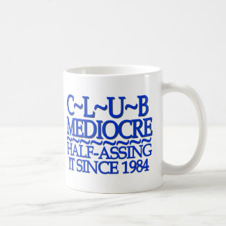 Caneca De Café Marinho medíocre do clube
