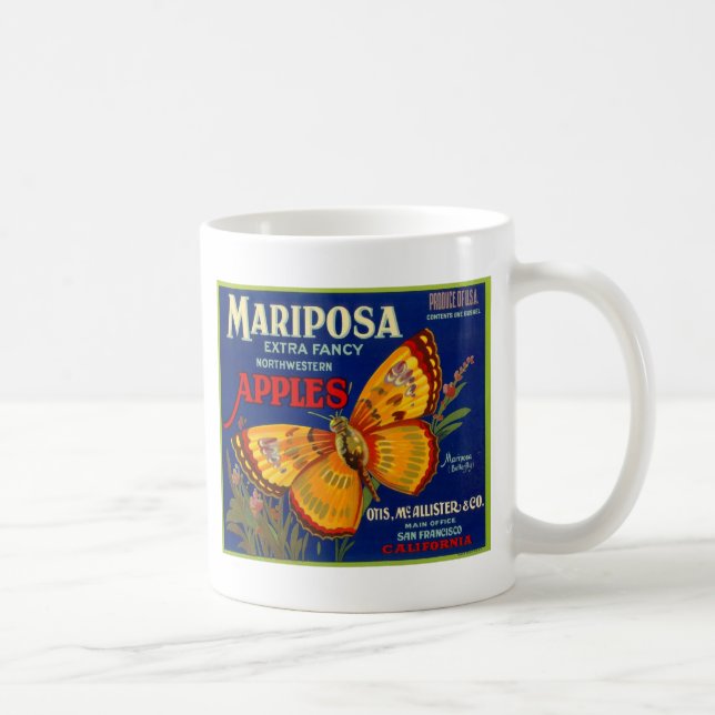 Caneca De Café mariposa (Direita)
