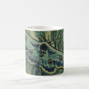 Caneca De Café Mariposa Pavão Verde (Imperador) por Vincent van G