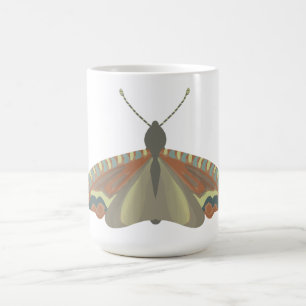 Caneca De Café Mariposa pintada