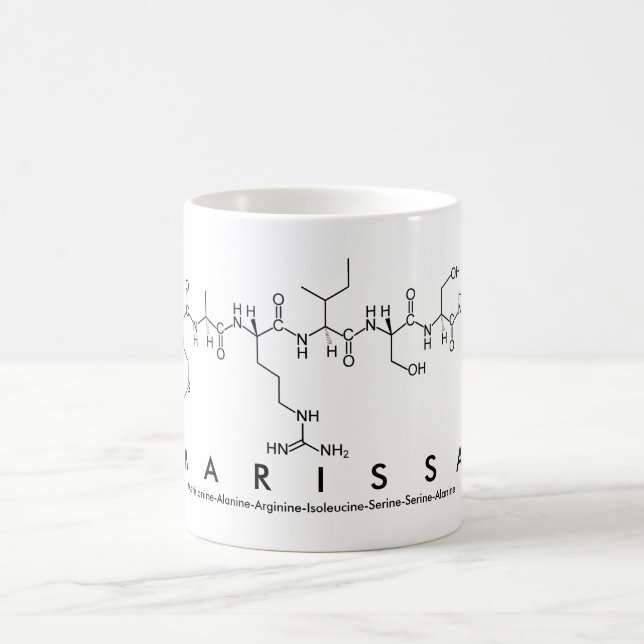 Caneca De Café Marissa peptide name mug (Centro)