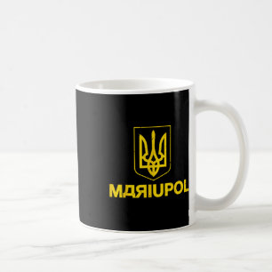 Caneca De Café Mariupol Ucrânia Vintage Eu Apoio Mariupol Ukr