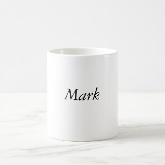 Caneca De Café Mark Coffee Mug