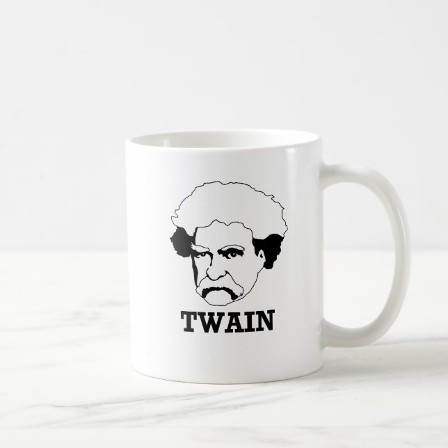 Caneca De Café Mark Twain (Direita)