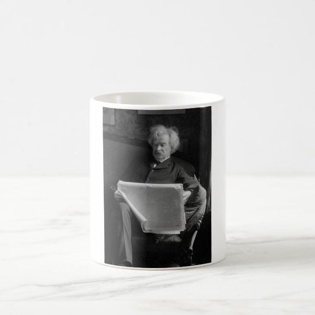 Caneca De Café Mark Twain - autor e Humorist americanos (Centro)