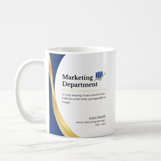 Caneca De Café Marketing Personalizado Coffee Mug (Esquerda)
