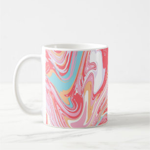Caneca De Café mármore abstrato líquido ou fundo de tendência epo