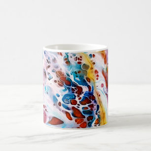 Caneca De Café Mármore de espuma do mar