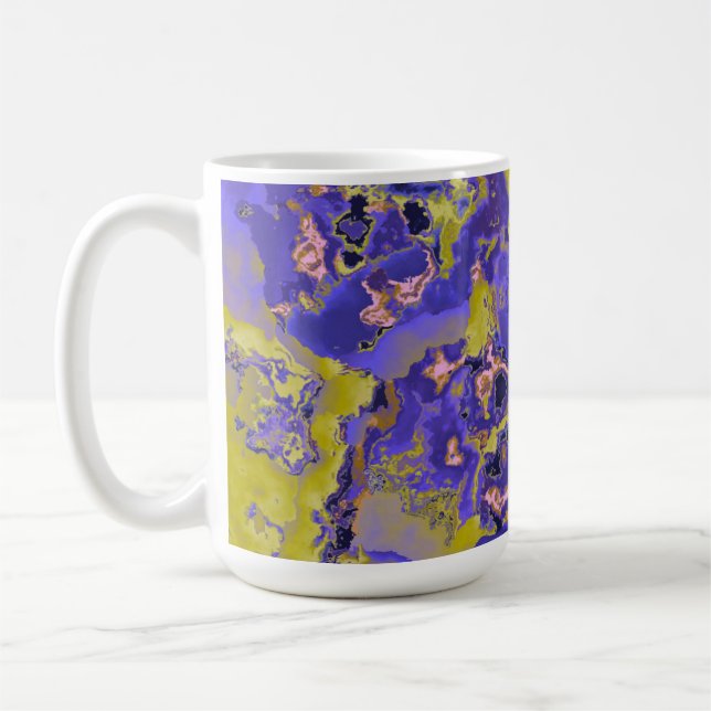 Caneca De Café Mármore Radioativo (Esquerda)