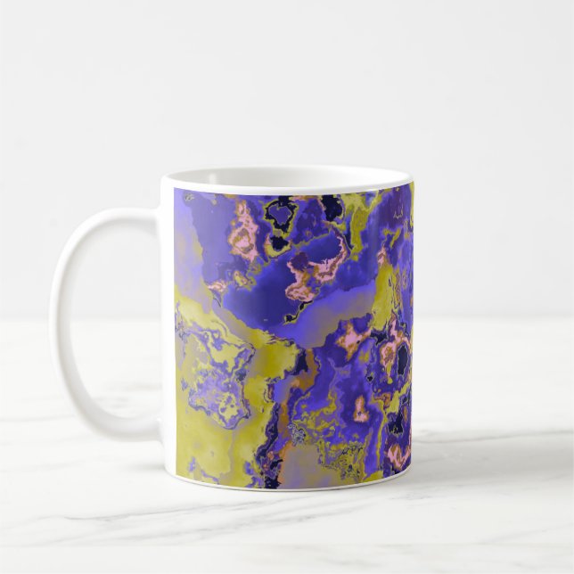 Caneca De Café Mármore Radioativo (Esquerda)