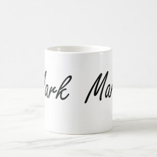 Caneca De Café Marque o design conhecido artístico