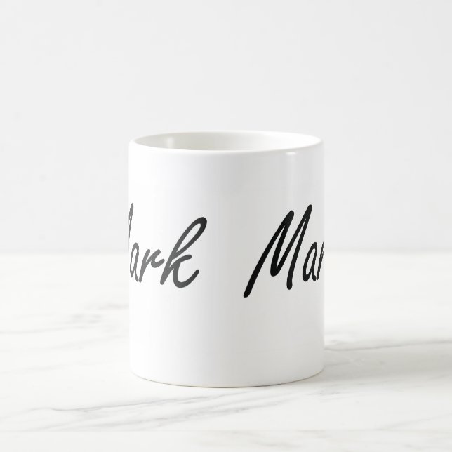 Caneca De Café Marque o design conhecido artístico (Centro)
