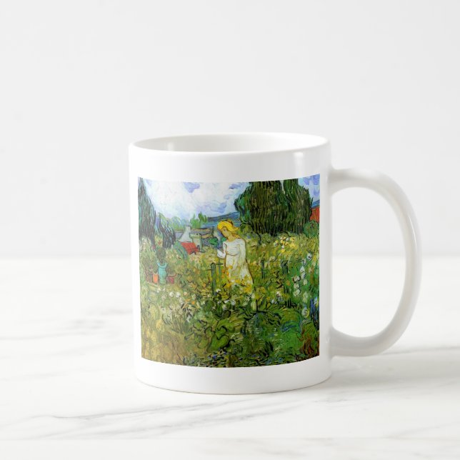 Caneca De Café Marquerite Gachet no Jardim, Vincent van Gogh. (Direita)