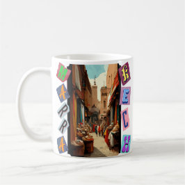 Caneca De Café Marrakech Souk Serenade: A Journey Through Time an
