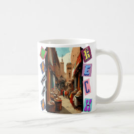 Caneca De Café Marrakech Souk Serenade: A Journey Through Time an