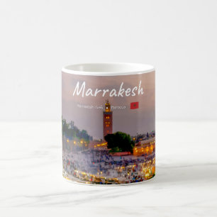 Caneca De Café Marrakesh, Marrocos - Praça Jemaa el Fnaa