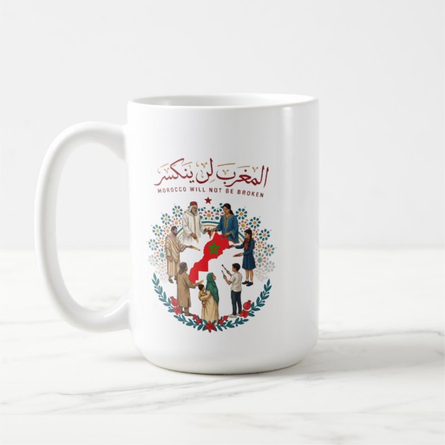 Caneca De Café Marrocos Nunca se Parte (Esquerda)