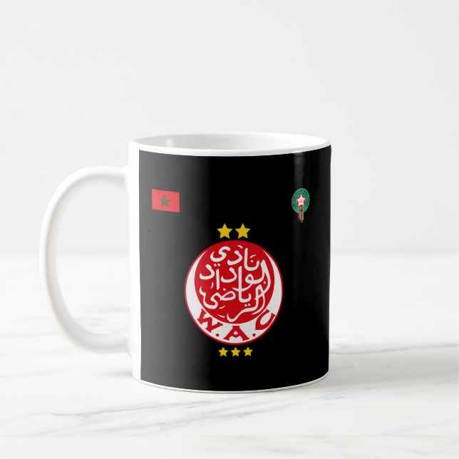 Caneca De Café Marrocos Wydad Casablanca Wac Futebol Widad (Esquerda)