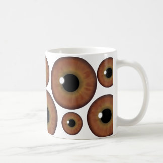 Caneca De Café Marrom Olho Íris Legal Mug Personalizado