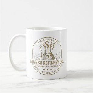 Caneca De Café Marsh Refinery Co. - Sangue da Vida do Norte