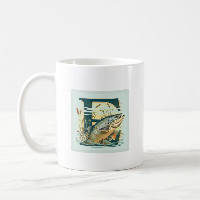 Caneca De Café Marshian SALMON Mug (Esquerda)