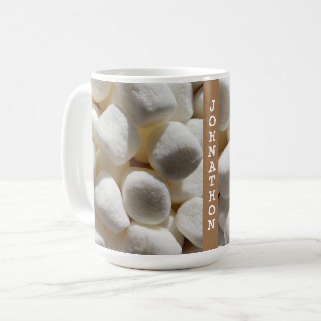 Caneca De Café Marshmallow (Frente Esquerda)