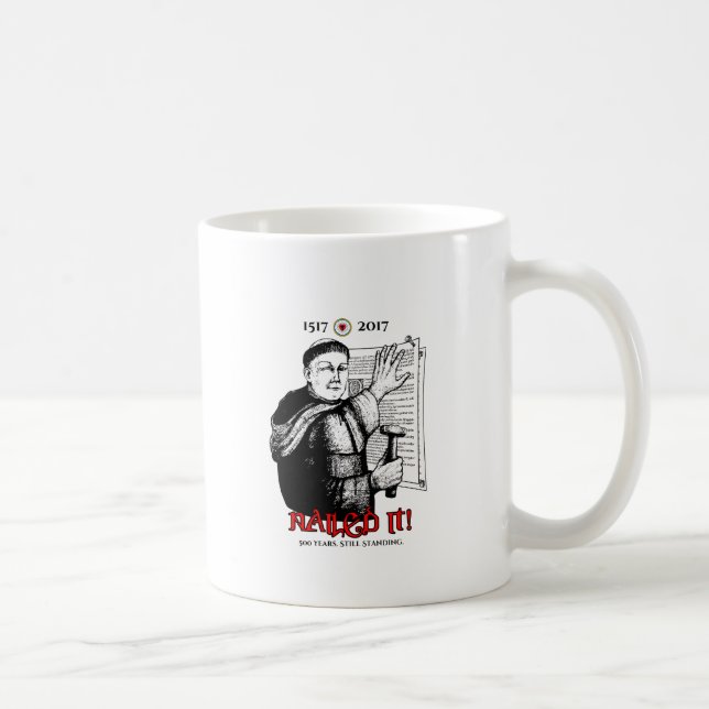 Caneca De Café Martin Luther pregou-o! (Direita)